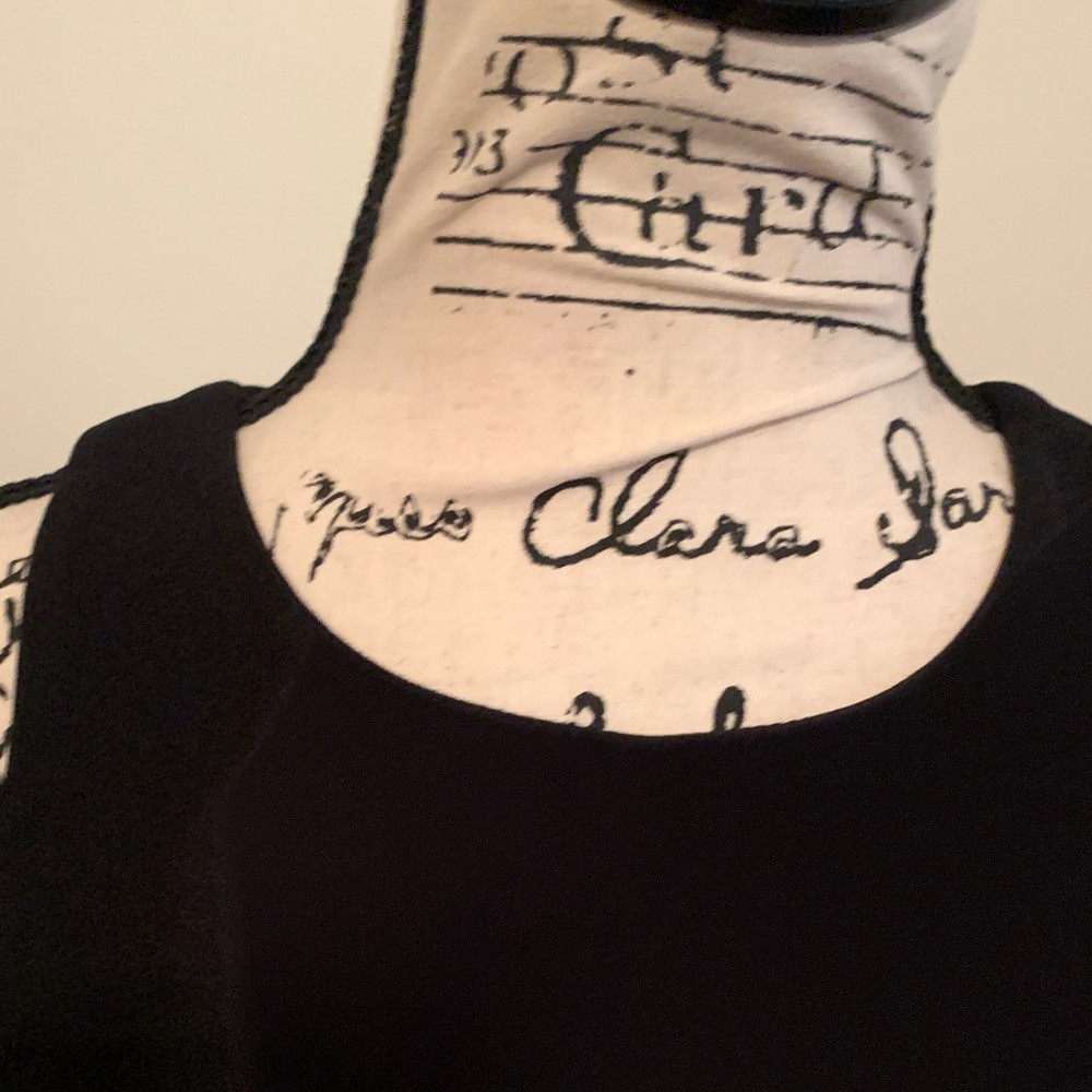 Vintage CDC Petites Classic Cocktail Mini Dress (Black) - Picture 4 of 14